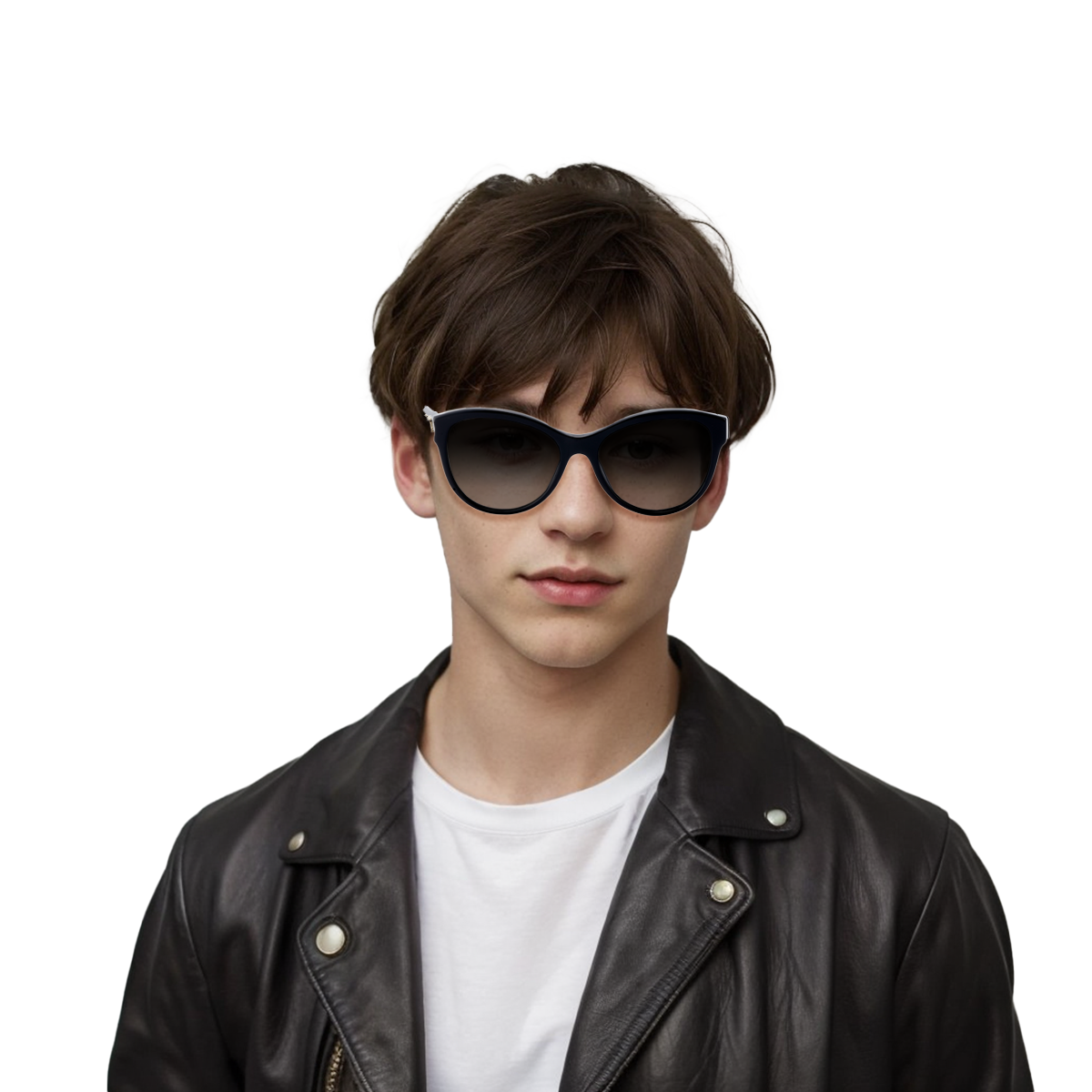 CHANEL Stylish Black Round Sunglasses Unisex Casual Eyewear CH5458C622T8 圖 5