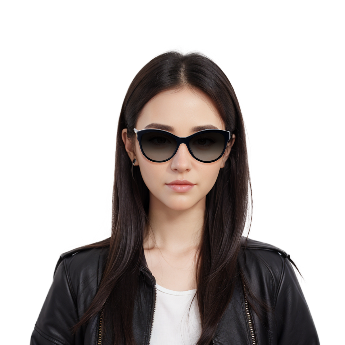 CHANEL Stylish Black Round Sunglasses Unisex Casual Eyewear CH5458C622T8 圖 6