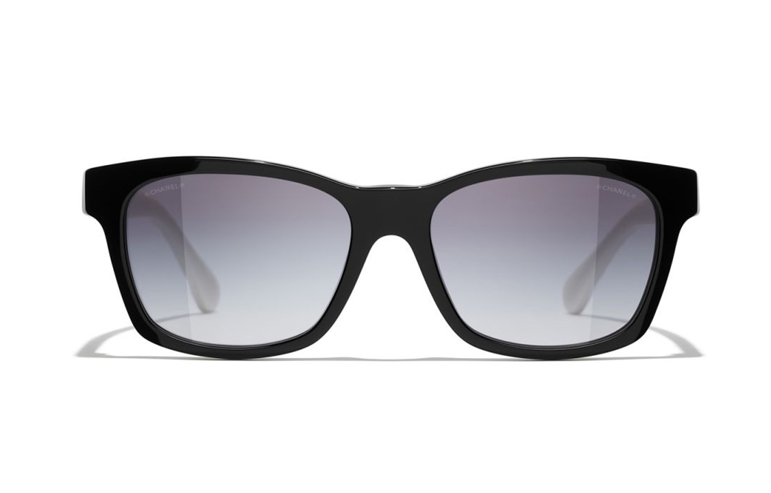 CHANEL Stylish Rectangular Sunglasses Unisex Couple Design CH5484-1656