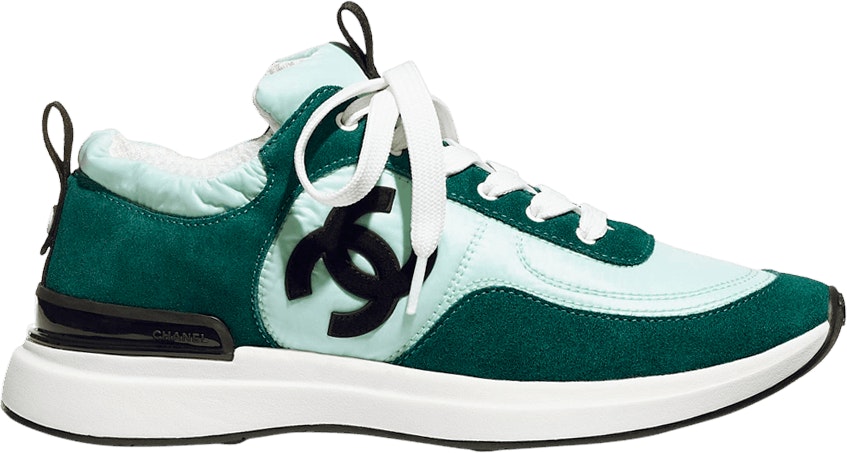 chanel-suede-calfskin-sneaker-light-green-women