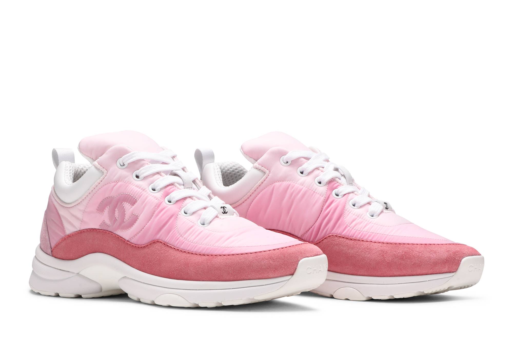 Cheap (W) 샤넬 스웨이드 핑크 스니커즈 (Chanel Suede Pink Sneakers) G37136-Y55131-0K121