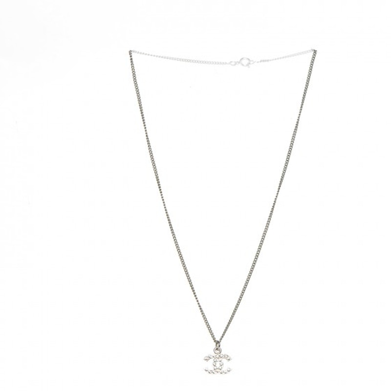 Chanel Timeless CC Necklace Crystal