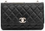 Buy Chanel Trendy CC Wallet on Chain Hitam (A80982)