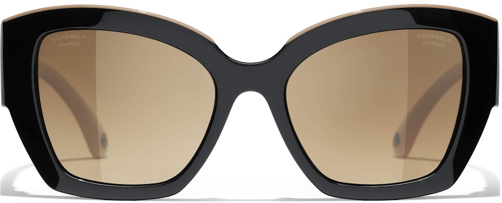 CHANEL Kacamata Hitam Unisex Logo & Frame Asetat Dua Warna. CH6058-C534M2 Order CHANEL Kacamata Hitam Unisex Logo & Frame Asetat Dua Warna. CH6058-C534M2