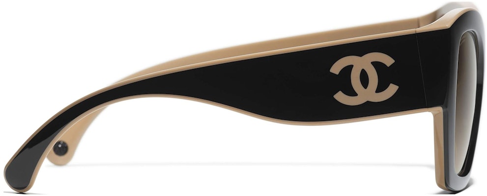 CHANEL Kacamata Hitam Unisex Logo & Frame Asetat Dua Warna. CH6058-C534M2 Lookbook CHANEL Kacamata Hitam Unisex Logo & Frame Asetat Dua Warna. CH6058-C534M2