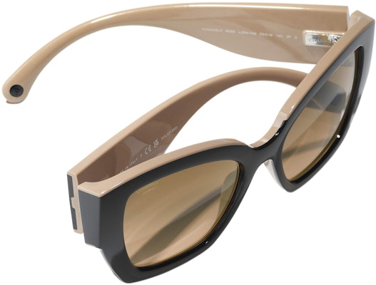 CHANEL Kacamata Hitam Unisex Logo & Frame Asetat Dua Warna. CH6058-C534M2 Purchase CHANEL Kacamata Hitam Unisex Logo & Frame Asetat Dua Warna. CH6058-C534M2