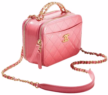 Bolso Chanel Vanity Case Pequeño 22S Piel de Ternera Rosa Coral Order Bolso Chanel Vanity Case Pequeño 22S Piel de Ternera Rosa Coral