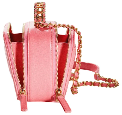 Bolso Chanel Vanity Case Pequeño 22S Piel de Ternera Rosa Coral Lookbook Bolso Chanel Vanity Case Pequeño 22S Piel de Ternera Rosa Coral