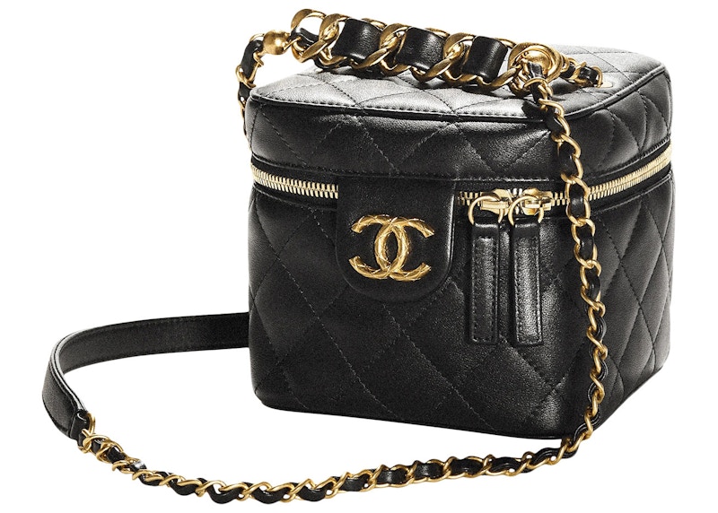 Order 香奈兒22S小羊皮黑色化妝箱