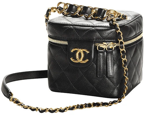 香奈兒22S小羊皮黑色化妝箱 Order 香奈兒22S小羊皮黑色化妝箱