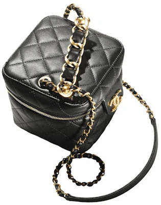 香奈兒22S小羊皮黑色化妝箱 Lookbook 香奈兒22S小羊皮黑色化妝箱