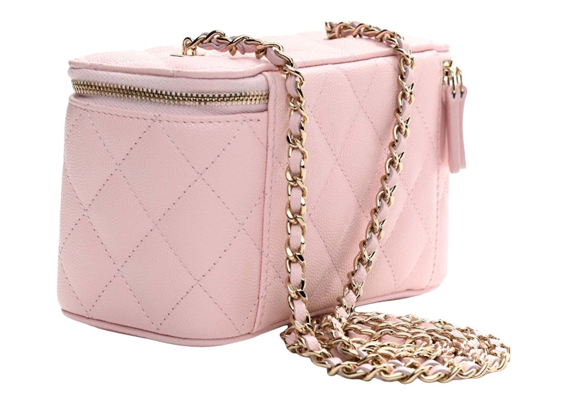 Lookbook 香奈兒粉紅色鏈條化妝箱 (AP2625-B07641-NG750)