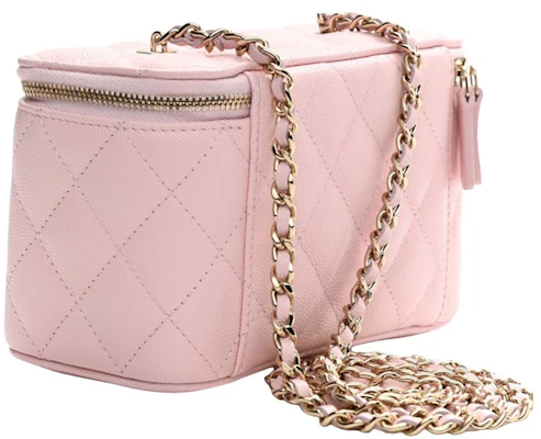 香奈兒粉紅色鏈條化妝箱 (AP2625-B07641-NG750) Lookbook 香奈兒粉紅色鏈條化妝箱 (AP2625-B07641-NG750)