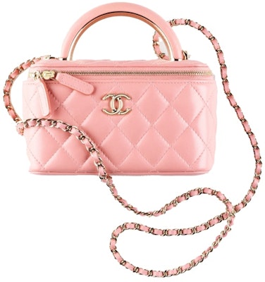 Chanel Vanity With Chain Pink Buy Chanel Vanity With Chain Pink