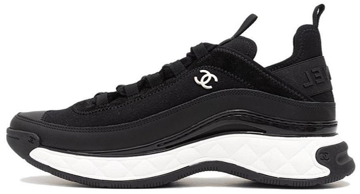 Chanel Velvet Calfskin & Mixed Fibers Sneaker 'Black' G35618-Y53646-94305 Buy Chanel Velvet Calfskin & Mixed Fibers Sneaker 'Black' G35618-Y53646-94305