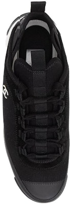 샤넬 벨벳 송아지 가죽 & 믹스 파이버 스니커즈 '블랙' G35618-Y53646-94305 Shop 샤넬 벨벳 송아지 가죽 & 믹스 파이버 스니커즈 '블랙' G35618-Y53646-94305