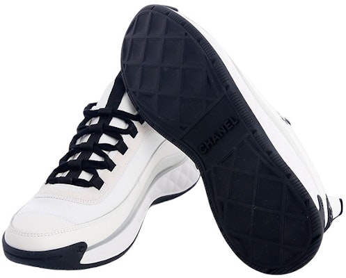 샤넬 벨벳 송아지 가죽 & 믹스 파이버 스니커즈 '아이보리' G35618-Y53646-10800 Shop 샤넬 벨벳 송아지 가죽 & 믹스 파이버 스니커즈 '아이보리' G35618-Y53646-10800