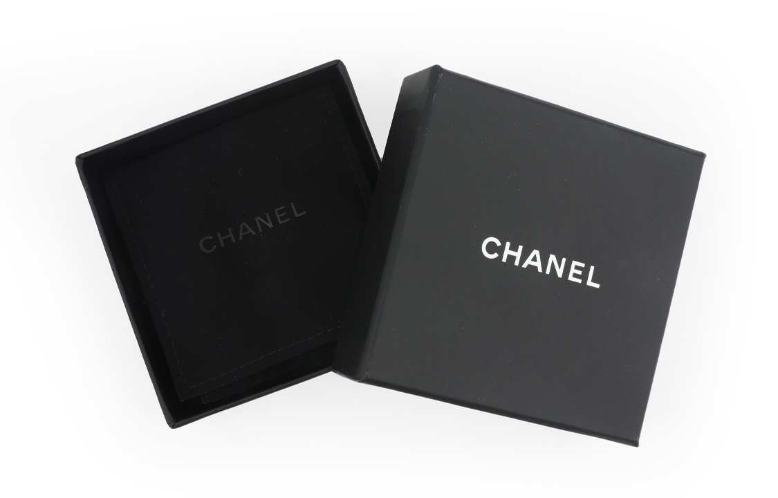 Chanel Vintage Double C Rhinestone Heart Brooch. AB6699-B06192-ND234 圖 5