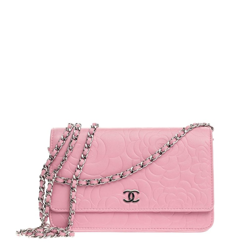 Chanel Wallet On Chain Camellia Pink