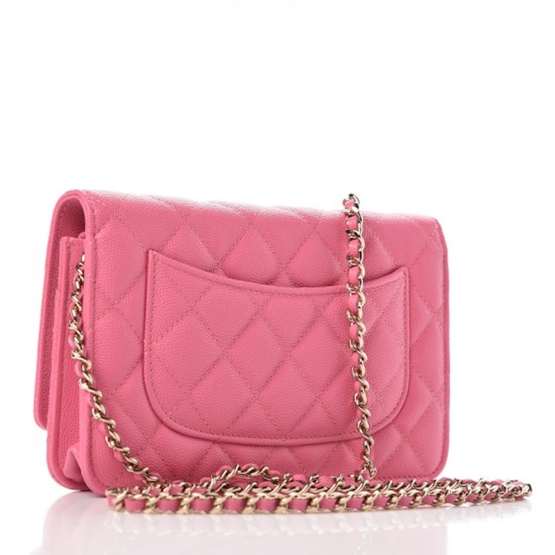 Chanel Wallet On Chain Caviar Pink 圖 2