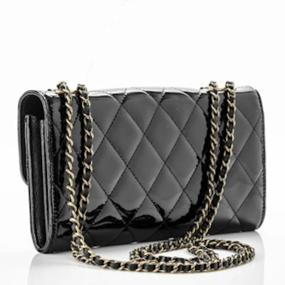 Chanel Dompet Rantai Eyelet Kulit Hitam Quilted Order Chanel Dompet Rantai Eyelet Kulit Hitam Quilted