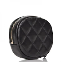 Order Monedero Clásico Chanel con Cremallera en Diamante Acolchado Negro