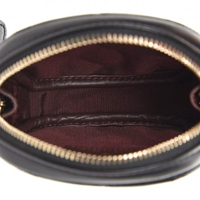 Chanel Zip Around Classic Coin Purse Quilted Diamond Black Lookbook Chanel Zip Around Classic Coin Purse Quilted Diamond Black