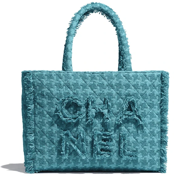 chanel-zipped-shopping-bag-tweed-gold-tone-turquoise