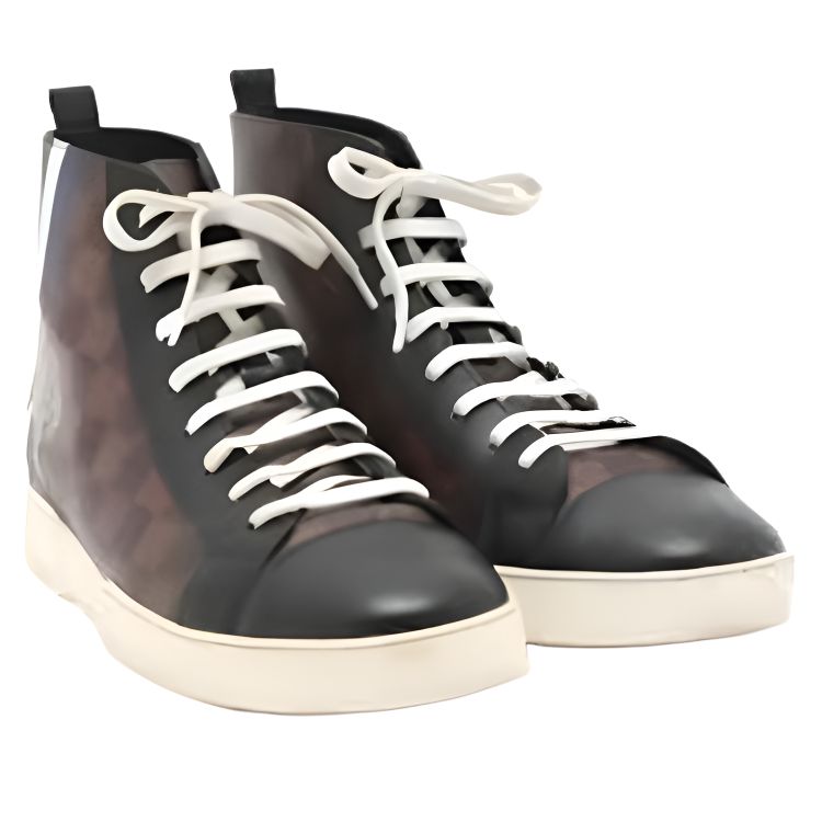 Shop Chapman Brothers x Louis Vuitton Match-Up Damier High ''Lion'' - Baskets Homme FD0186