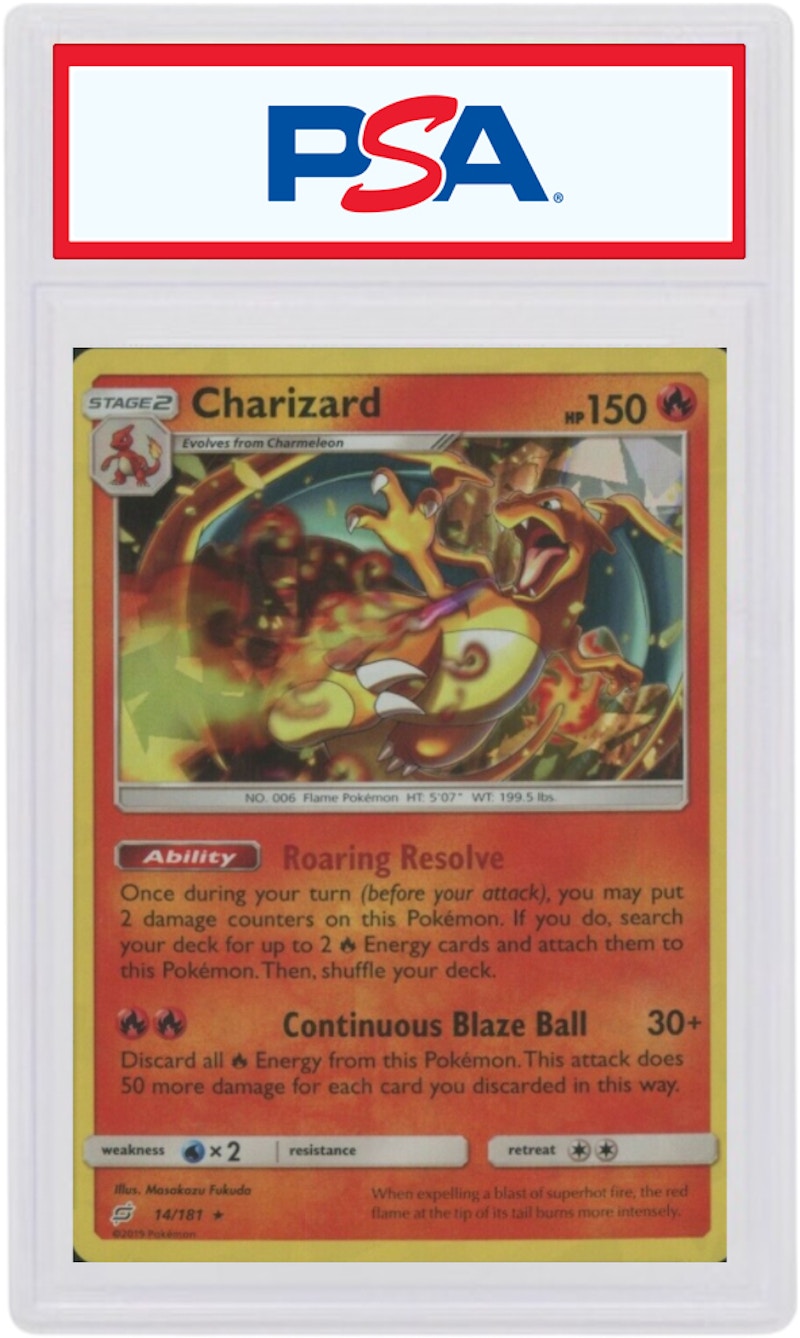 Buy Charizard-Holo Cracked Ice 2019 Pokemon TCG Sun & Moon Team Up #14/181