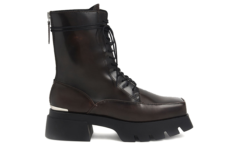 Order 찰스앤키스 가죽 끈부츠 (다크브라운) CK1-90900099_DK.BRW