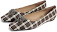 Lookbook CHARLES & KEITH Flat Balerina Cetakan Kotak Berhias 'Coklat' SL1-71720077_MULTI
