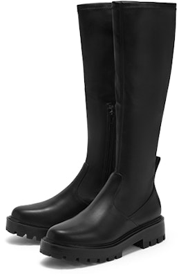 CHARLES & KEITH Zip-Up Retro Versatile Platform High-Top Sneaker 'Black' CK1-90380121_BLACK Order CHARLES & KEITH Zip-Up Retro Versatile Platform High-Top Sneaker 'Black' CK1-90380121_BLACK