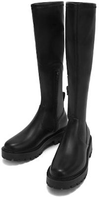 CHARLES & KEITH Zip-Up Retro Versatile Platform High-Top Sneaker 'Black' CK1-90380121_BLACK Lookbook CHARLES & KEITH Zip-Up Retro Versatile Platform High-Top Sneaker 'Black' CK1-90380121_BLACK