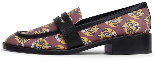 CHARLES & KEITH PU Fabric Thermochromic Tiger Low Heel 'Black' CK1-70380759-1_BLACK CHARLES & KEITH PU Fabric Thermochromic Tiger Low Heel 'Black' CK1-70380759-1_BLACK