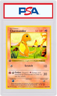 Charmander 1999 Pokemon TCG Base Set 1st Edition #46/102 Buy Charmander 1999 Pokemon TCG Base Set 1st Edition #46/102