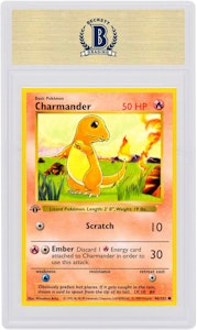 Charmander 1999 Pokemon TCG Base Set Edisi Pertama #46/102 Order Charmander 1999 Pokemon TCG Base Set Edisi Pertama #46/102
