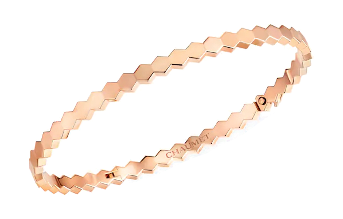 Order Chaumet Bee My Love 18K玫瑰金手鍊 情侶設計男女皆適配 83432