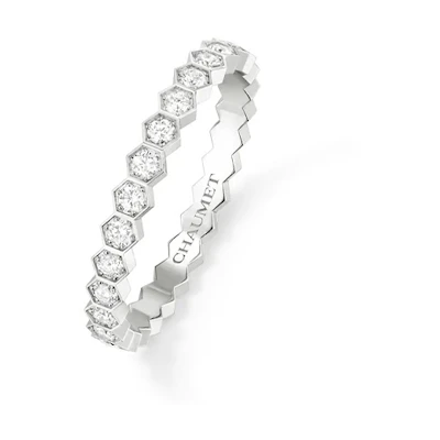 Chaumet Bee My Love 18K White Gold Ring Unisex Couple Design. 081891