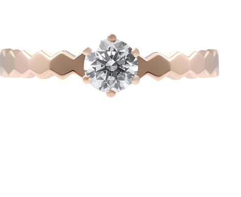 Cincin Chaumet Bee My Love Emas Rose Berlian Unisex Perhiasan Pasangan. J4NC004C Buy Cincin Chaumet Bee My Love Emas Rose Berlian Unisex Perhiasan Pasangan. J4NC004C