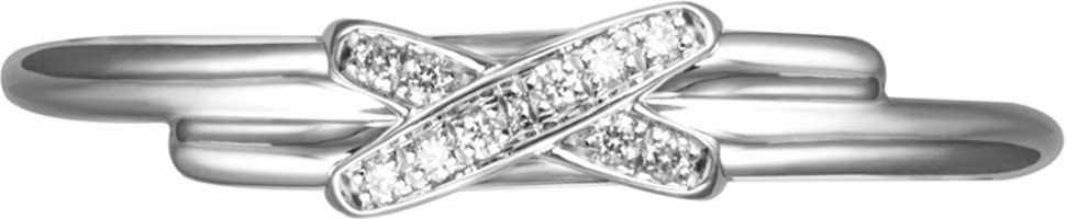 Order Chaumet Jeux de Liens 小型戒指 18K白金 男女對戒設計 0 82217