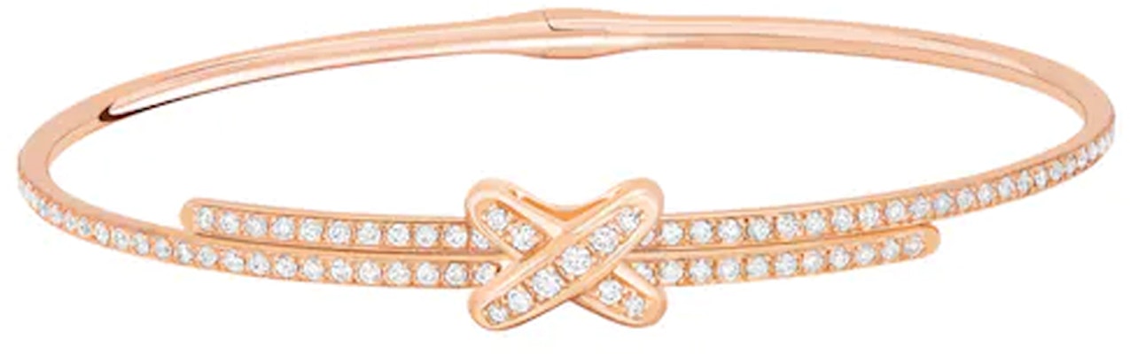 Gelang Chaumet Liens Emas Rose 18K Berlian Unisex Desain Logo Klasik. 82180 Order Gelang Chaumet Liens Emas Rose 18K Berlian Unisex Desain Logo Klasik. 82180