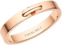 Lookbook Cincin Chaumet Liens Évidence "One Life" Emas Rose 18K Unisex Desain Pasangan 80543