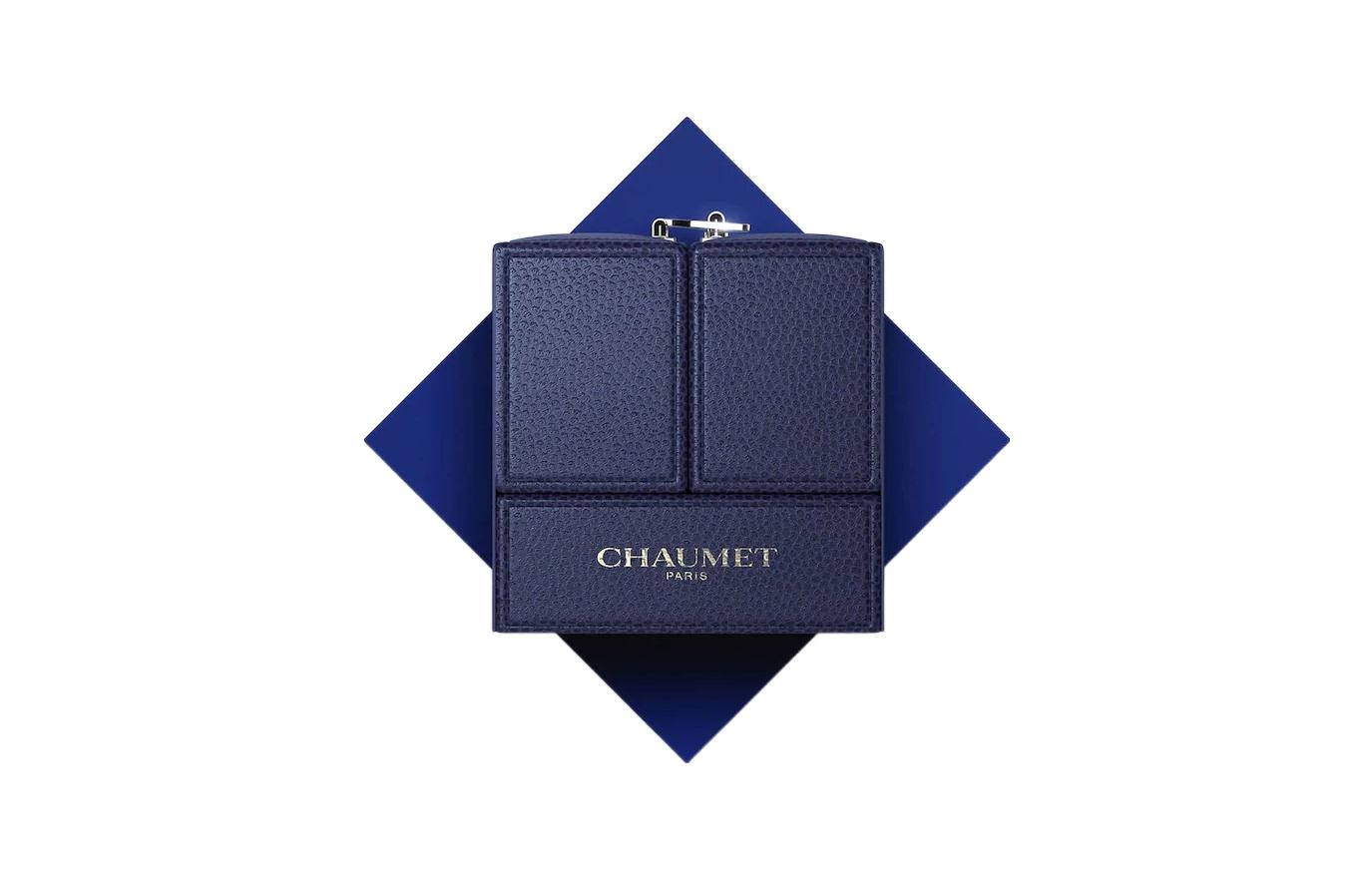 Shop Cincin Chaumet Liens Évidence "One Life" Emas Rose 18K Unisex Desain Pasangan 80543