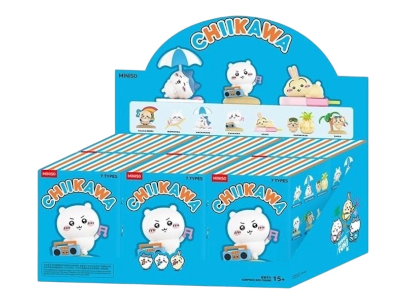 Chiikawa x Miniso Hot Summer Series Figure Sealed Case (6 Blind Box)