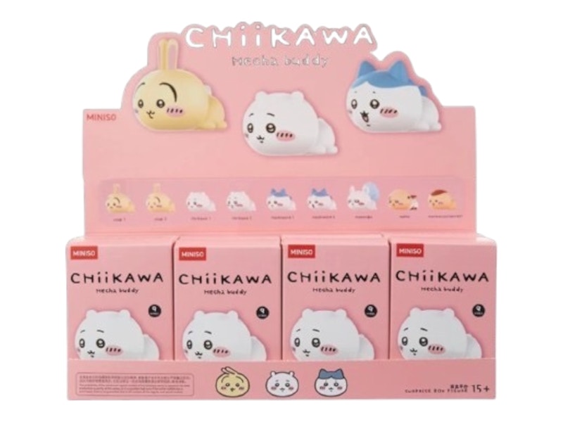 Chiikawa x Miniso Top Toy Hechat Buddy Series Figure Sealed Case (8 Blind Box)