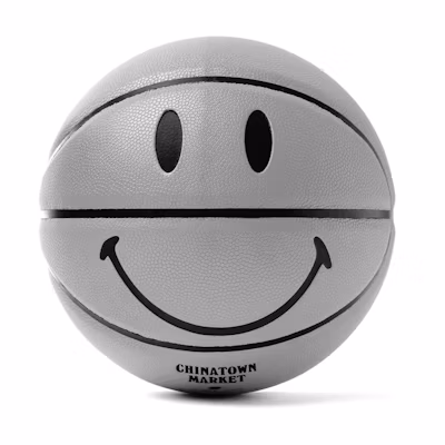 Chinatown Market 3M Smiley Basketball Grey
