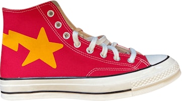 Chinatown Market x A Bathing Ape x Converse Chuck Taylor All Star High 'Red Ivory' 164944C-BAPE Chinatown Market x A Bathing Ape x Converse Chuck Taylor All Star High 'Red Ivory' 164944C-BAPE