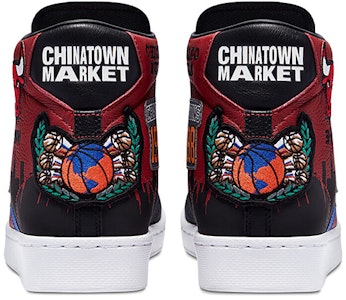 Chinatown Market x Converse Pro Leather High 'Jaket Kejuaraan Bulls' 171241C Shop Chinatown Market x Converse Pro Leather High 'Jaket Kejuaraan Bulls' 171241C