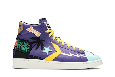 Chinatown Market x Converse Pro Leather High 'Lakers Championship Jacket'